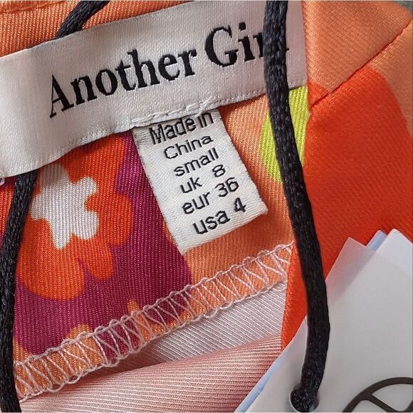 NWT Another Girl Y2K Maxi Dress 4US Retro Satin Sustainable Boho - Picture 5 of 6